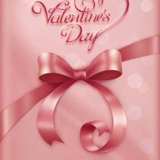 Valentine's Day bow wallpaper