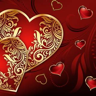 Valentine's red wallpaper