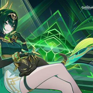 Nefer Genshin Impact wallpaper