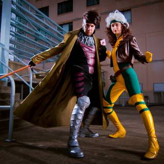 Gambit and Rogue wallpaper