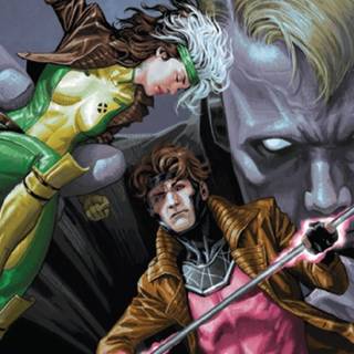 Gambit and Rogue wallpaper