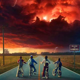 Stranger Things Chromebook wallpaper