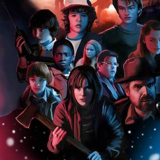 Stranger Things Chromebook wallpaper