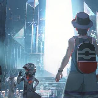 3440x1440 Pokémon wallpaper