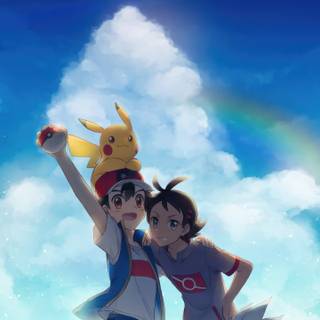 3440x1440 Pokémon wallpaper