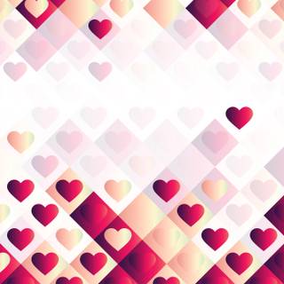 Vector heart wallpaper