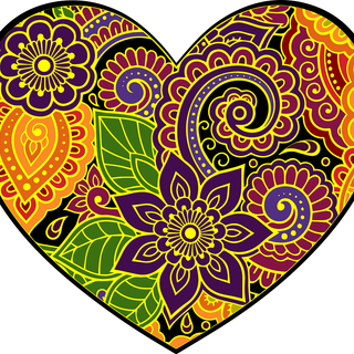 Vector heart wallpaper