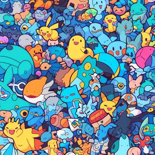Pokémon doodle wallpaper