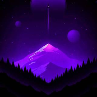 Oled minimalist wallpaper