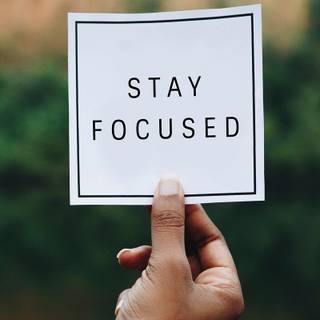Focus motivation wallpaper