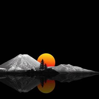 Oled minimalist wallpaper