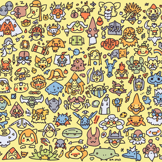 Pokémon doodle wallpaper