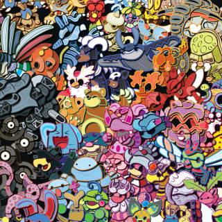 Pokémon doodle wallpaper