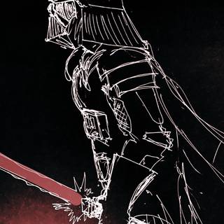 Star Wars drawing wallpaper