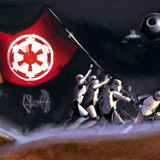 Star Wars drawing wallpaper