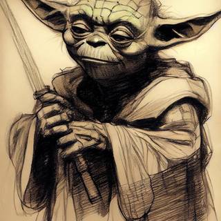 Star Wars drawing wallpaper