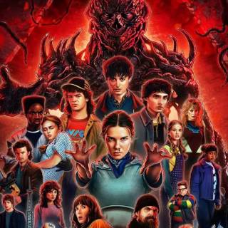Stranger Things crew wallpaper
