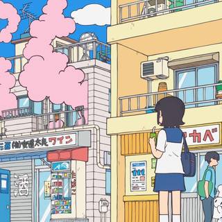 City The Animation wallpaper