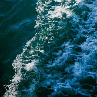 Sea surface wallpaper