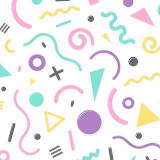 Retro pastel wallpaper