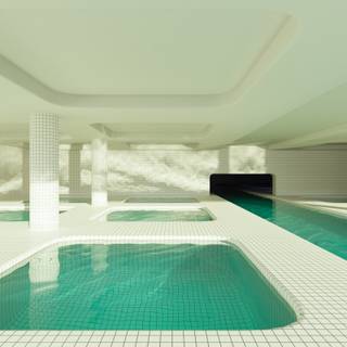 Liminal pool wallpaper