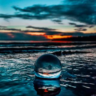 Sea surface wallpaper