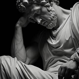 Dark Greek wallpaper