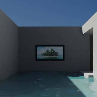 Liminal pool wallpaper