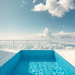 Liminal pool wallpaper