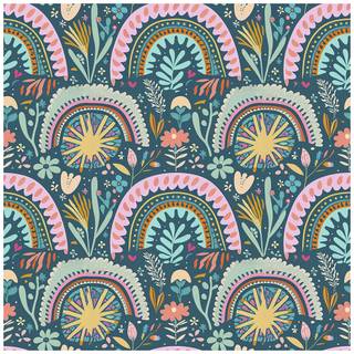 Retro pastel wallpaper