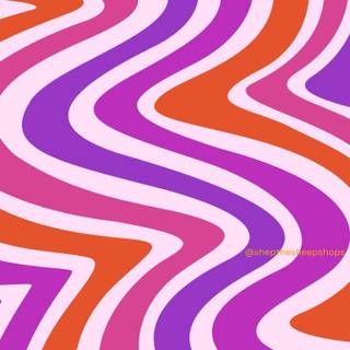 Retro pastel wallpaper