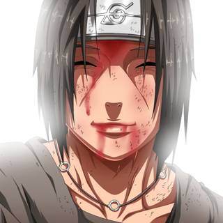 Itachi blood wallpaper