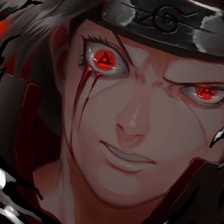 Itachi blood wallpaper