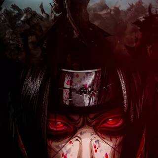 Itachi blood wallpaper