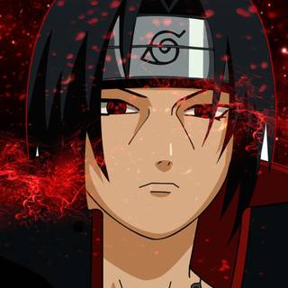 Itachi blood wallpaper