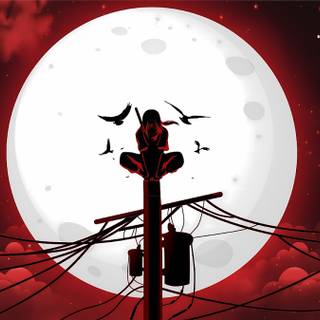 Itachi blood wallpaper