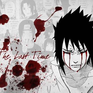 Itachi blood wallpaper