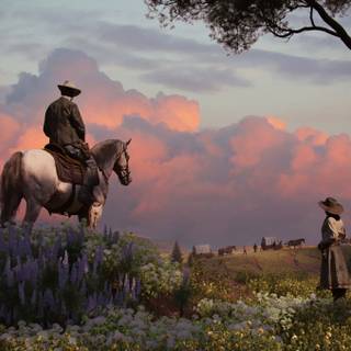 Cowboy art wallpaper