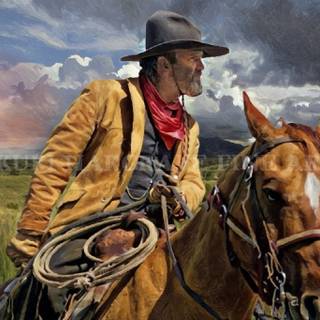 Cowboy art wallpaper