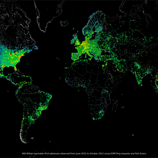 Hacker map wallpaper