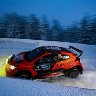 Snow rally wallpaper