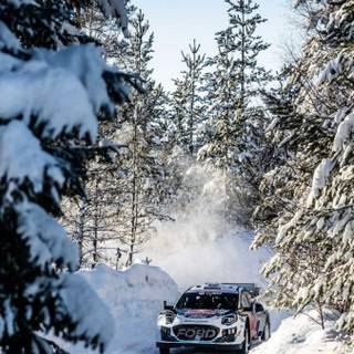 Snow rally wallpaper