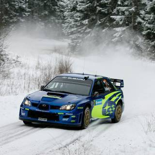 Snow rally wallpaper