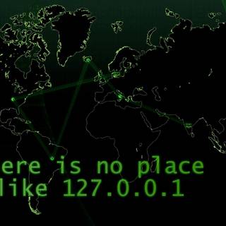 Hacker map wallpaper
