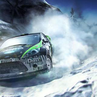 Snow rally wallpaper