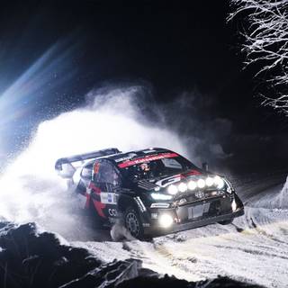 Snow rally wallpaper