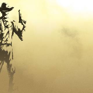 Cowboy art wallpaper