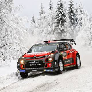 Snow rally wallpaper