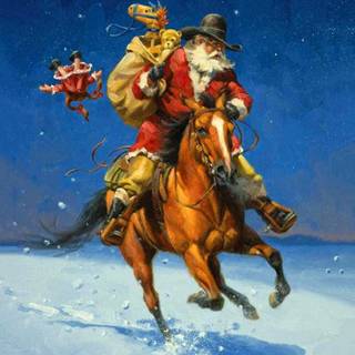 Cowboy art wallpaper