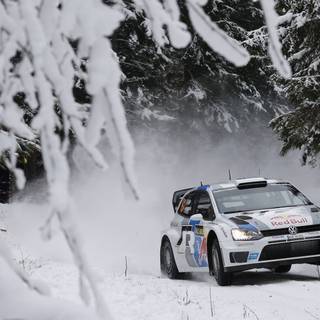 Snow rally wallpaper